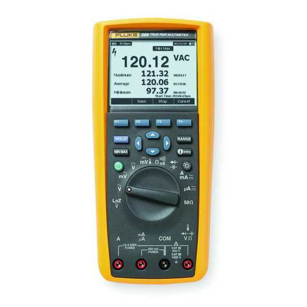 Digital Multimeter, 1,000 Max. AC Volts, 1,000 Max. DC Volts, 10 Max. AC Amps, 10 Max. DC Amps