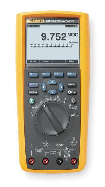 Digital Multimeter, 1,000 Max. AC Volts, 1,000 Max. DC Volts, 10 Max. AC Amps, 10 Max. DC Amps