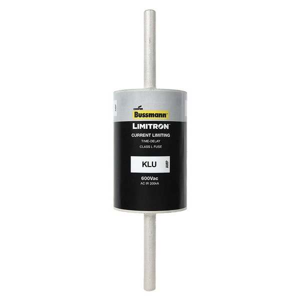 Fuse, Time Delay, 650 A, KLU Series, 600V AC, Not Rated, 8-5/8