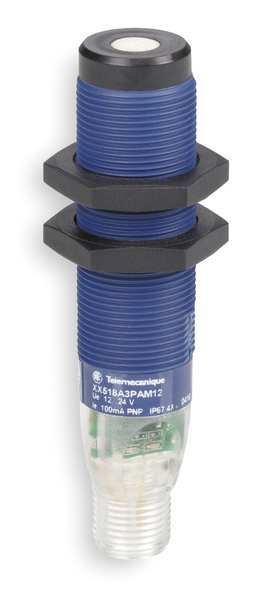 Ultrasonic Sensor, Analog, 508mm, 18mm dia.