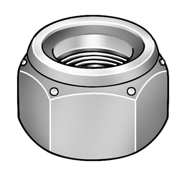 Nylon Insert Lock Nut, 1-3/8