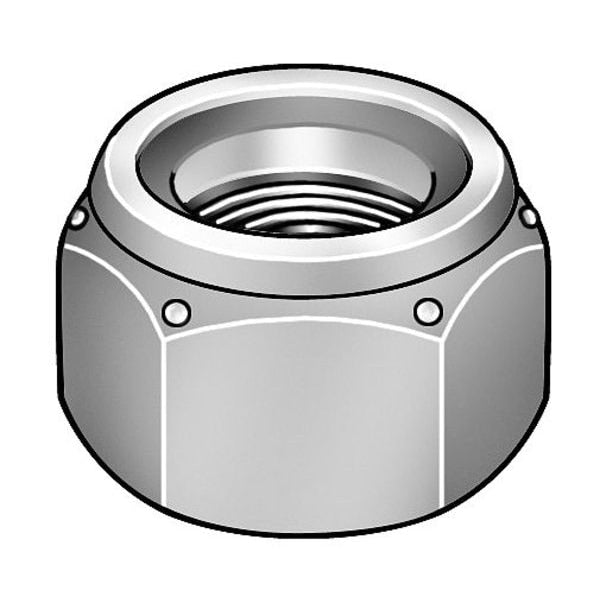 Nylon Insert Lock Nut, 1-1/8