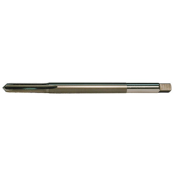 Spiral Point Tap, #8-32, Plug, UNC, 4 Flutes, Uncoated