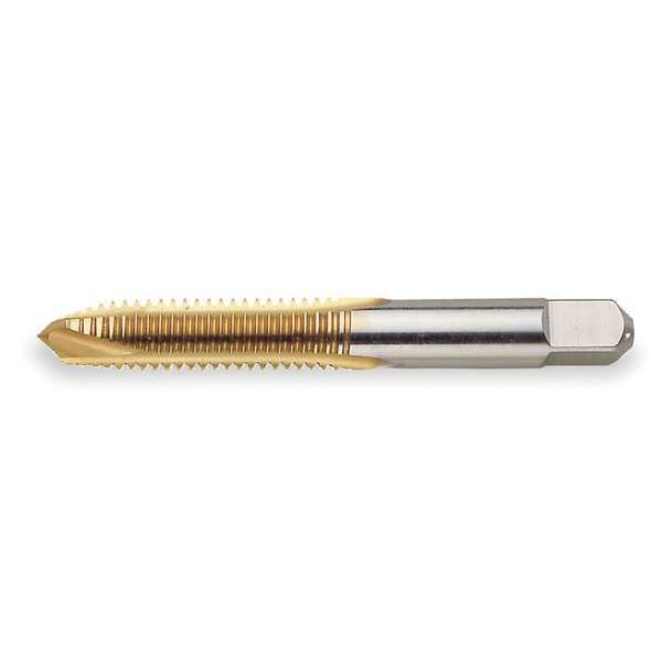 Spiral Point Tap, M10-1.5, Plug, Metric Coarse, 3 Flutes, TiN