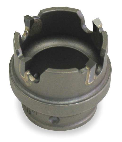 Carbide Hole Saw, Carbide Tipped, 1-1/8 In