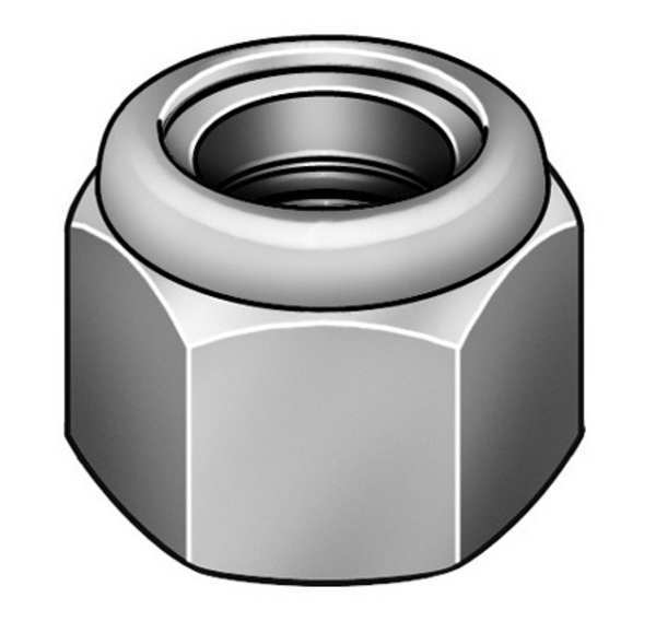 Nylon Insert Lock Nut, 2-1/2