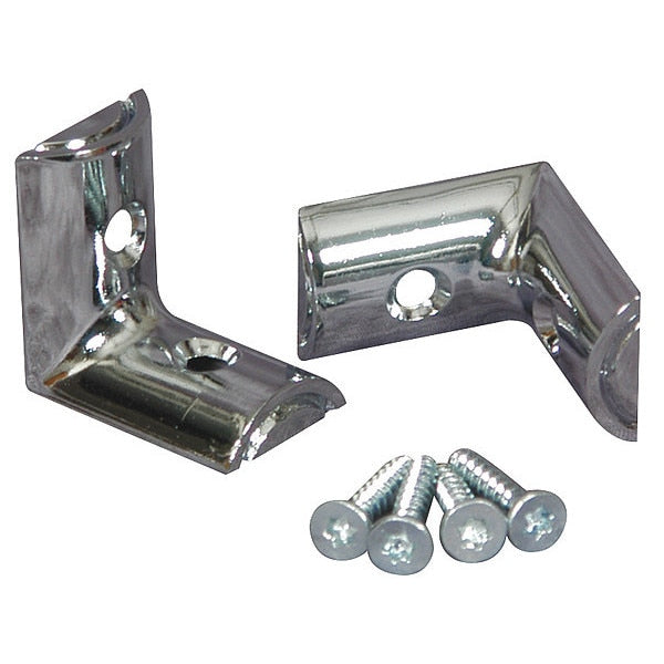 Zamac Inline Bracket, For Steel Partition