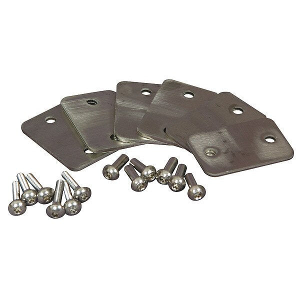 Stainless Steel Inline Bracket, For Polymer Partition