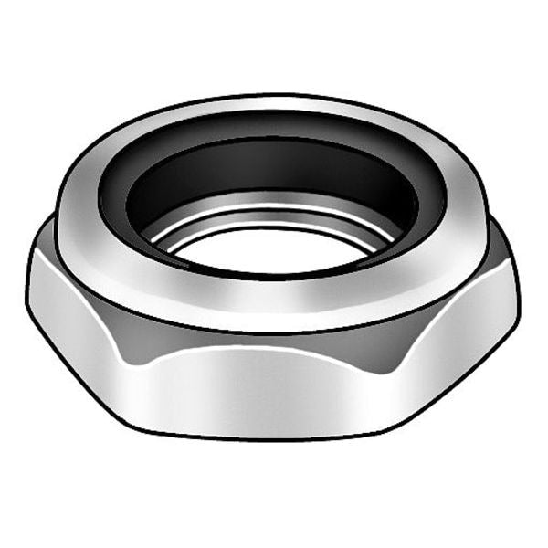Nylon Insert Lock Nut, 1-1/4