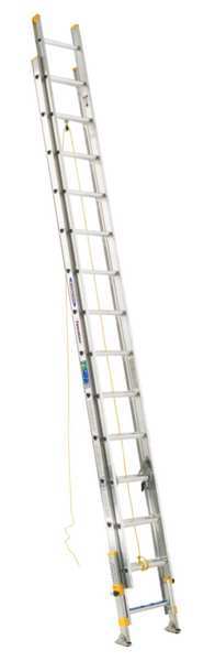Aluminum Extension Ladder, 250 lb Load Capacity