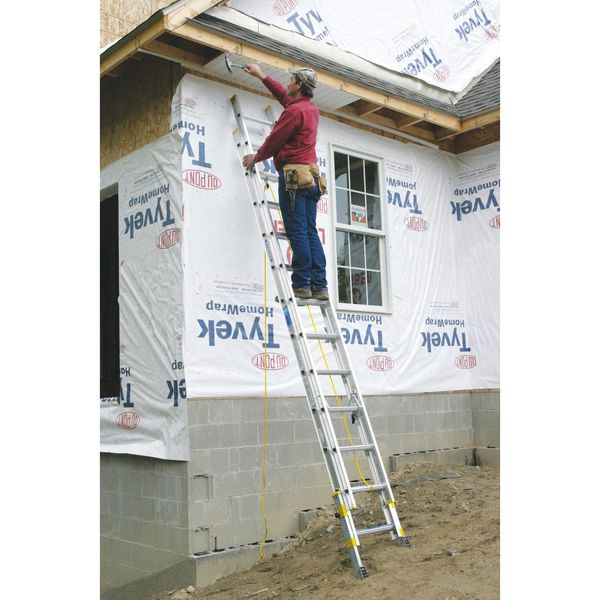 Aluminum Extension Ladder, 250 lb Load Capacity