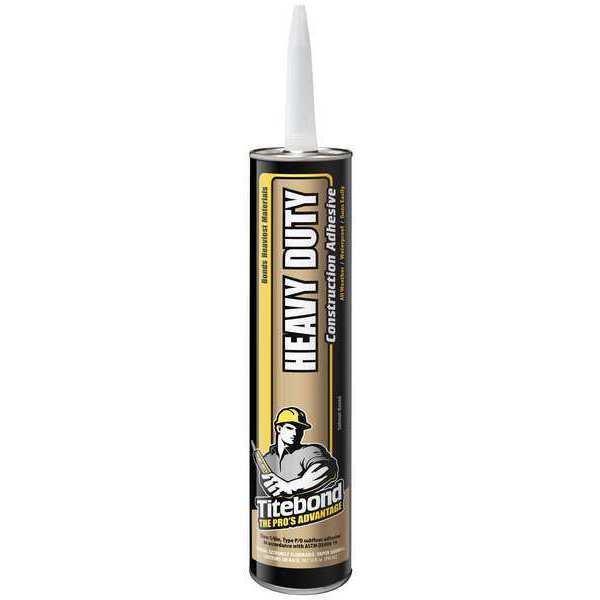 Construction Adhesive, Solvent-Based Heavy Duty Series, Light Tan, 10 oz, Cartridge
