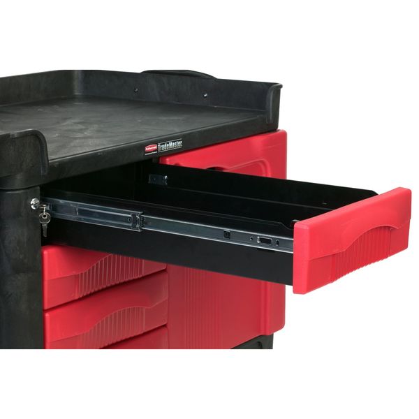 Trade Cart/Service Bench, 49 In. L, Black