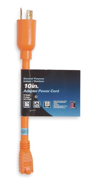 Locking Cord Adapter, 15A, L5-20, 5-15