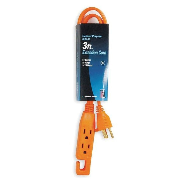 3 ft. 14/3 3-Outlet Extension Cord SPT-3