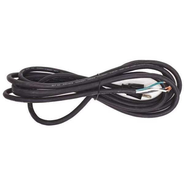 Power Cord, 5-15P, SJO, 12 ft., Blk, 13A, 16/3
