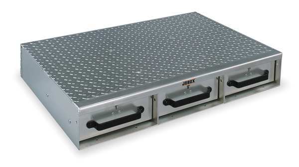 JOBOX 3 Drw Short Floor Hvy-Duty Alum Drw Storage 36