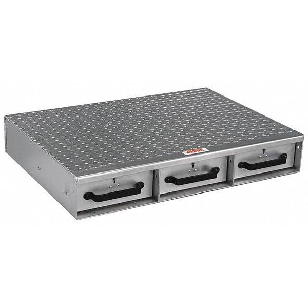 JOBOX 3 Drw Short Floor Hvy-Duty Alum Drw Storage 36