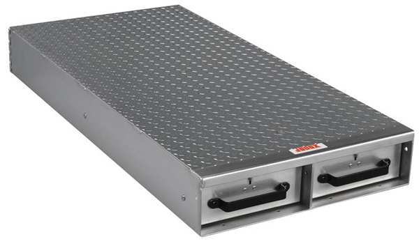 JOBOX 2 Drw Long Floor Hvy-Duty Alum Drw Storage 24