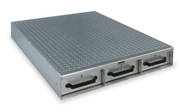 JOBOX 3 Drw Long Floor Hvy-Duty Alum Drw Storage 36