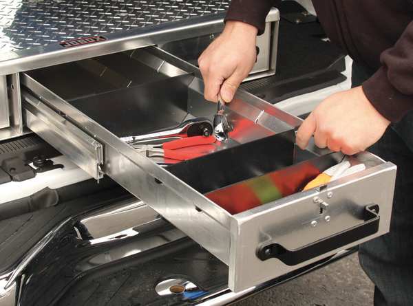 JOBOX 3 Drw Long Floor Hvy-Duty Alum Drw Storage 36