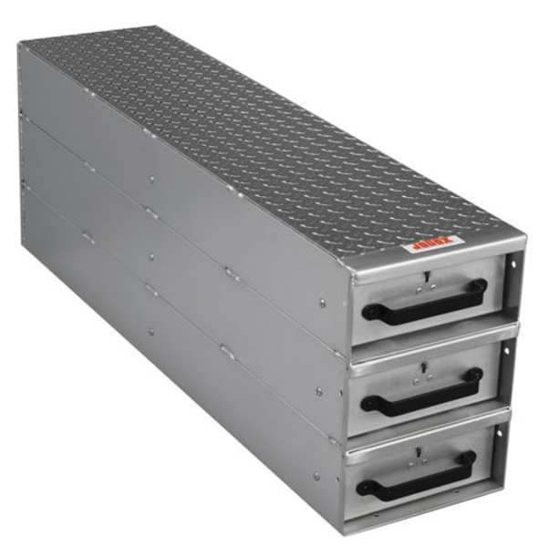JOBOX 3 Drw Long Stacked Hvy-Duty Alum Drw Storage 12