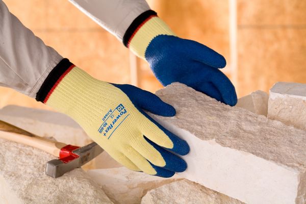 Cut Resistant Coated Gloves, A2 Cut Level, Natural Rubber Latex, M, 1 PR