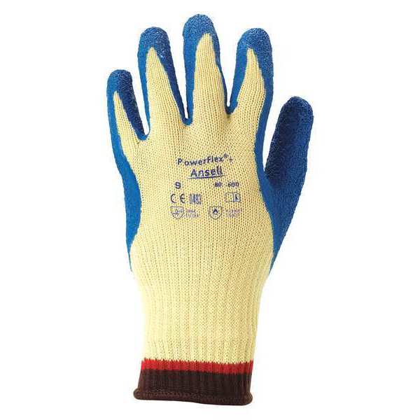 Cut Resistant Coated Gloves, A2 Cut Level, Natural Rubber Latex, L, 1 PR