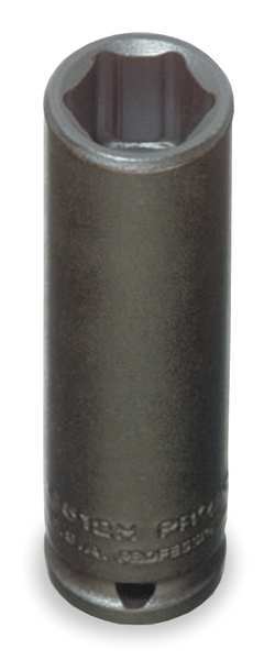1/4 in Drive, 7mm 6 pt Metric Socket, 6 Points