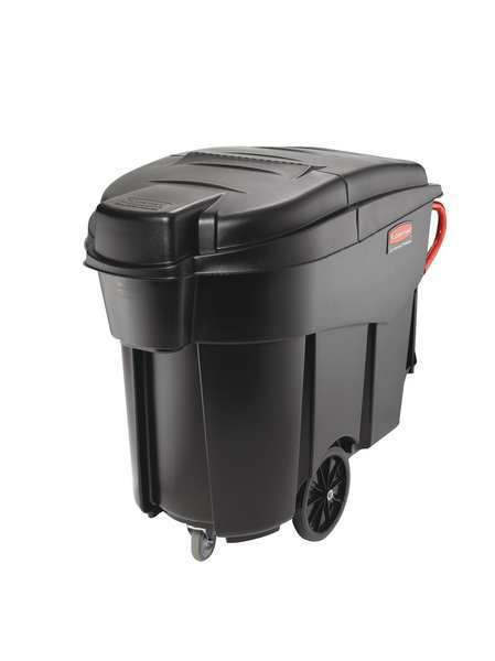 Mobile Waste Collector, Refuse, Black, 120G