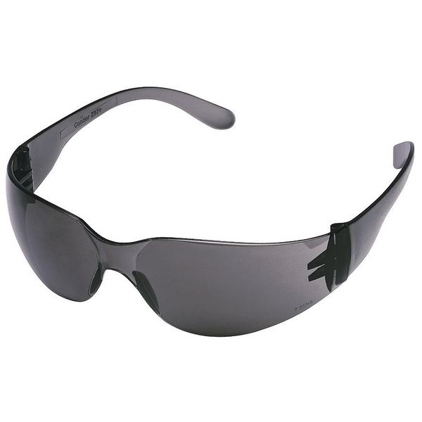 Safety Glasses, Condor V Series, Anti-Fog, Anti-Static, Anti-Scratch, Frameless, Gray Arm, Gray Lens