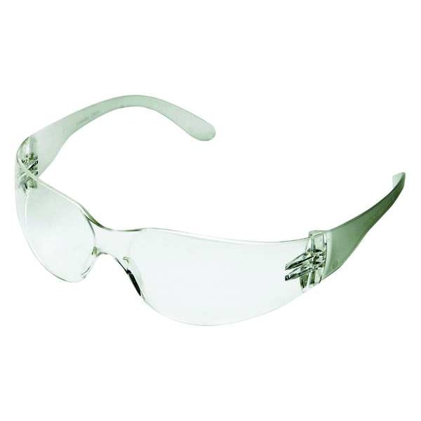 Safety Glasses, Condor V, Anti-Fog, Anti-Scratch, Anti-Static, Frameless, Clear Arm, Clear Lens