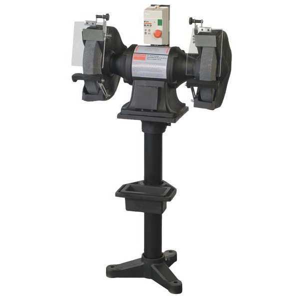 Bench Grinder, 12 in Max. Wheel Dia, 1 1/4 in Max. Wheel Thickness, 36/60 Grinding Wheel Grit