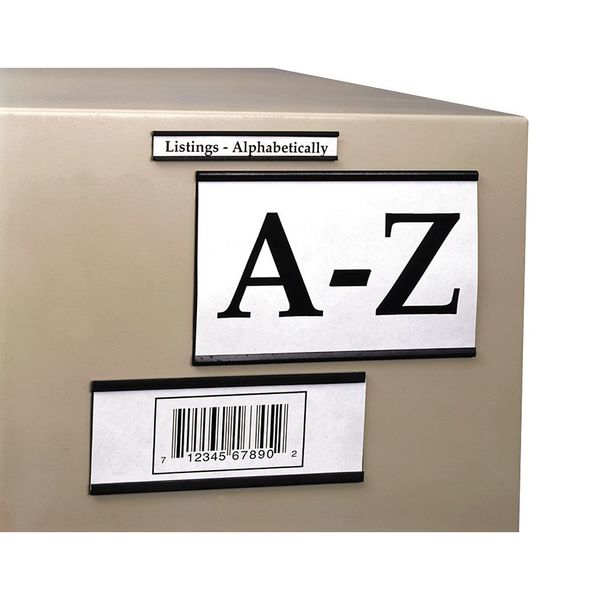 Label Holder, Mag, 1x6, Bk/Br, PK25