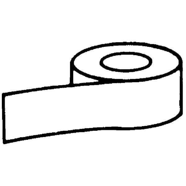 Warning Tape, Roll, 2In W, 30 ft. L