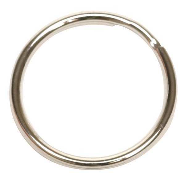 Split Key Ring, 1 in Ring Size, Nickel