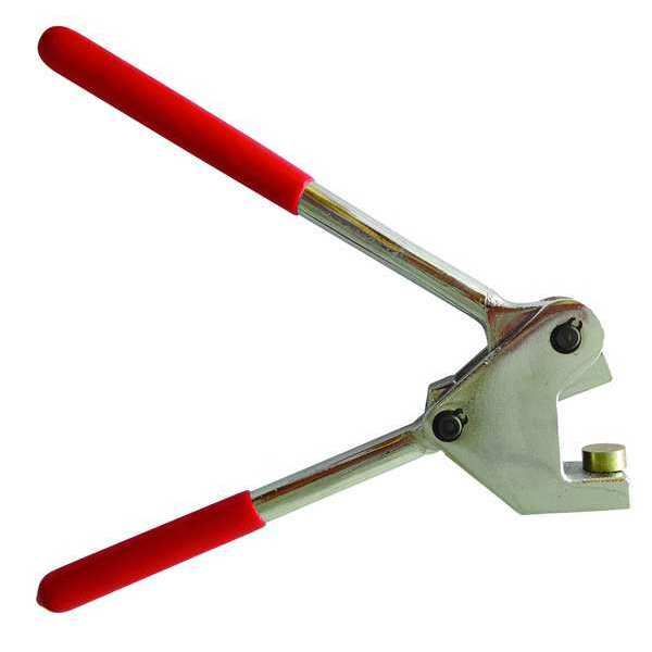 Security Seal Press, Silver/Red