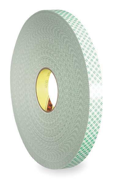 Double Sided Tape, Urethane Foam, 1 in, PK9