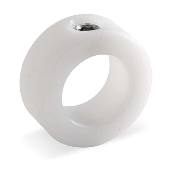 Shaft Collar, Set Screw, 3/4 In, Plastic, Width: 9/16 in