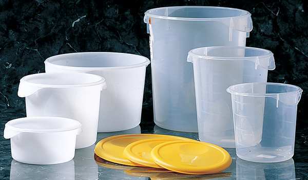 Round Storage Container, 2 qt