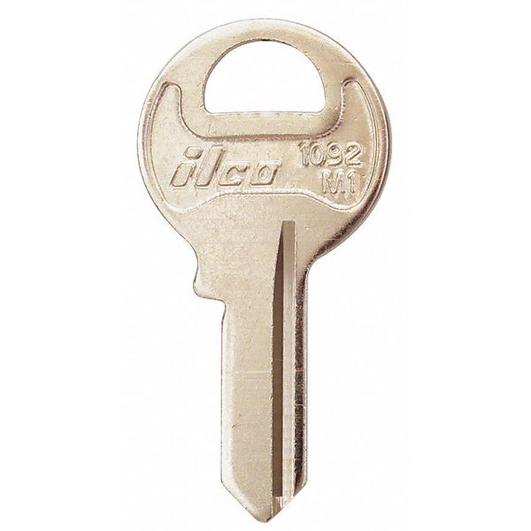 Key Blank, Brass, Type M1, 4 Pin, PK10