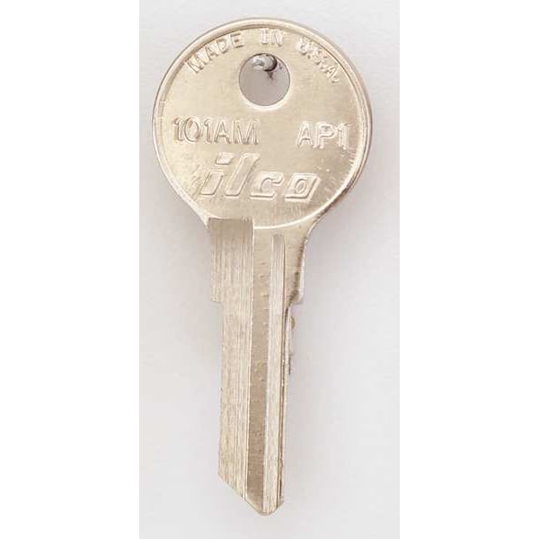 Key Blank, Brass, Type AP1, 6 Pin, PK10
