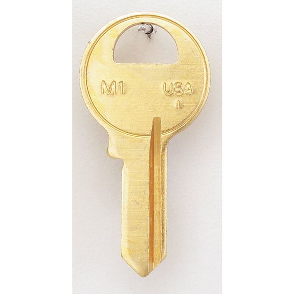 Key Blank, Brass, Type 1092, 4 Pin, PK50