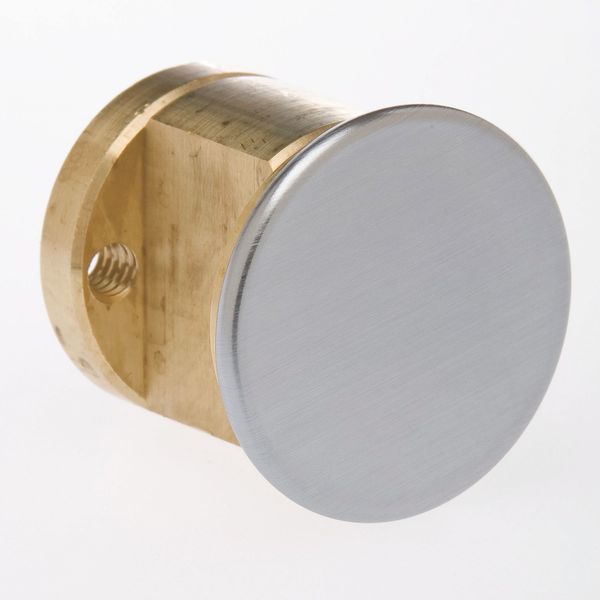 Lockset Cylinder, Satin Chrome, 0 Pins