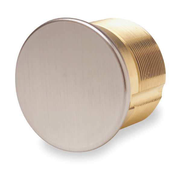 Lockset Cylinder, Satin Chrome, 0 Pins