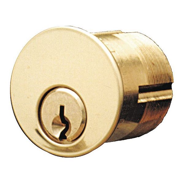 Lockset Cylinder, Satin Chrome, Keyway Type Yale(R) 8, 5 Pins