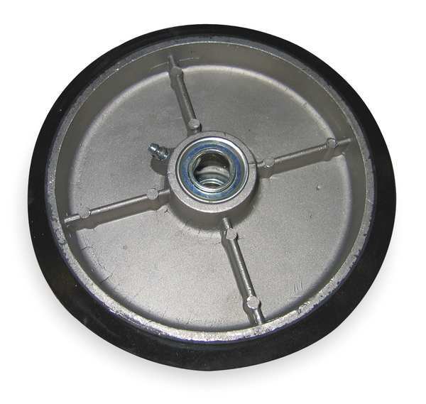 Wheel, 8x2 In, Mold On Rubber