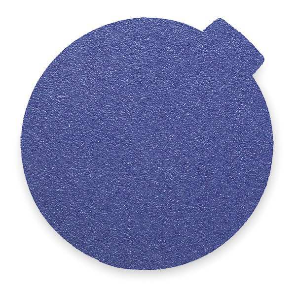 PSA Sanding Disc, ZircAlO, Cloth, 5in, 120G