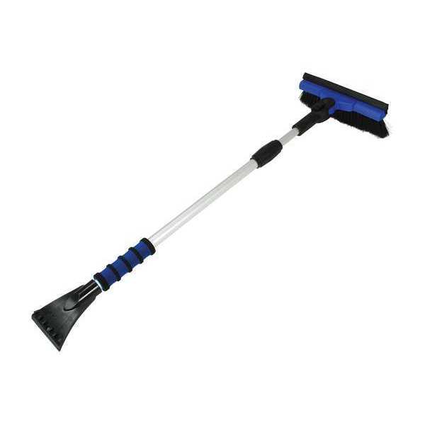 Snow Brush, Pivot Head, Alum, 34 to 52 In