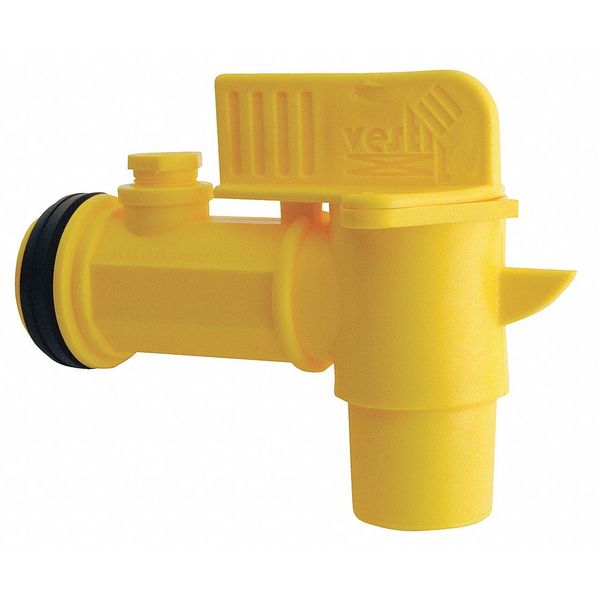 Drum Faucet, Manual Close, 2 In NPT